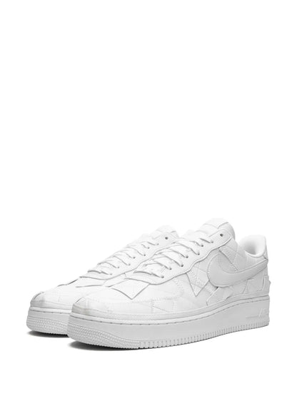 Nike X Billie Ellish Air Force 1 Low Triple White Sneakers floriamart.shop