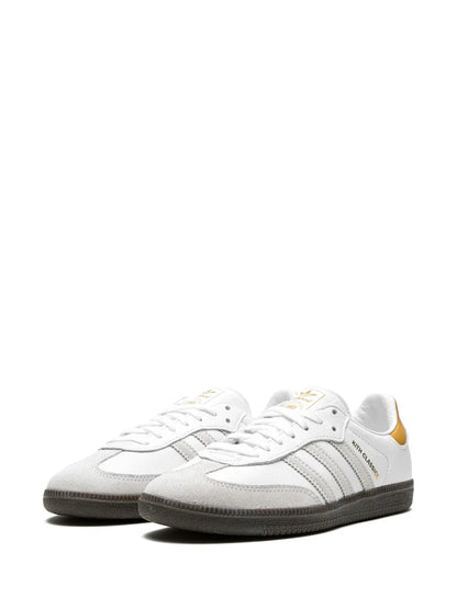 adidas X Kith Samba ?hite/Grey/Gold?Sneakers