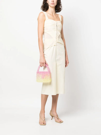 Germanierbead-embellished tote bag