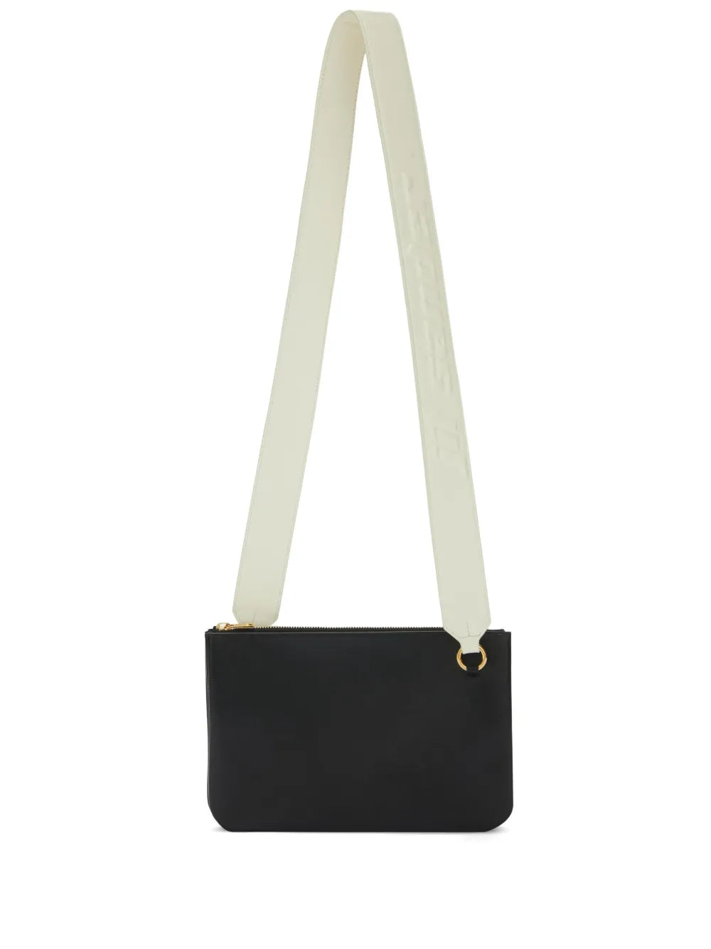 RunwayJil SanderLink LG logo-strap leather crossbody bag