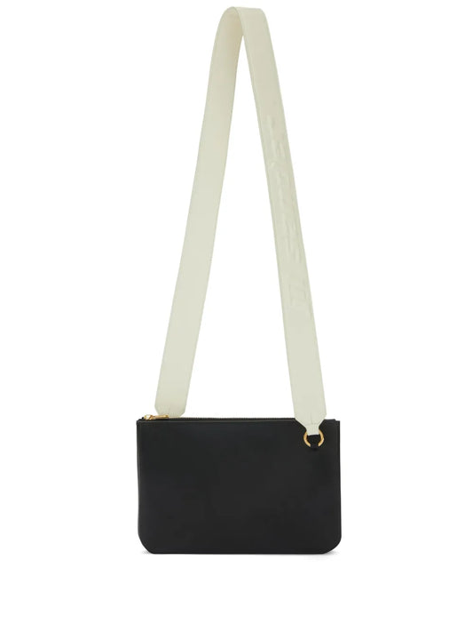 RunwayJil SanderLink LG logo-strap leather crossbody bag