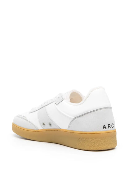A.P.C. Logo-Print Lace-Up Sneakers Floriamart
