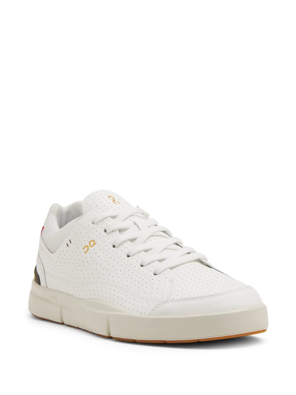 On Running Logo-Print Perforated Low-Top Sneakers floriamart.shop