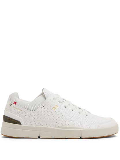 On Running Logo-Print Perforated Low-Top Sneakers floriamart.shop