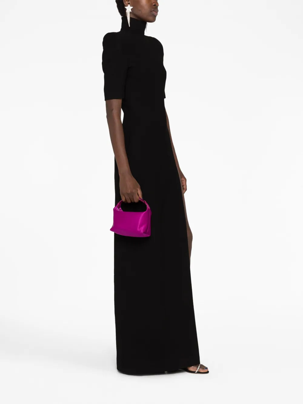 EAMoon satin top-handle bag