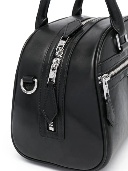Kenzologo-plaque faux-leather tote bag