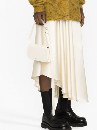 Jil Sanderlogo-stamp leather shoulder bag