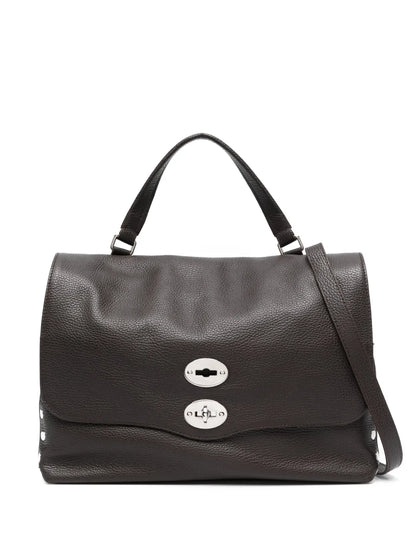 New SeasonZanellatolarge Postina leather tote bag