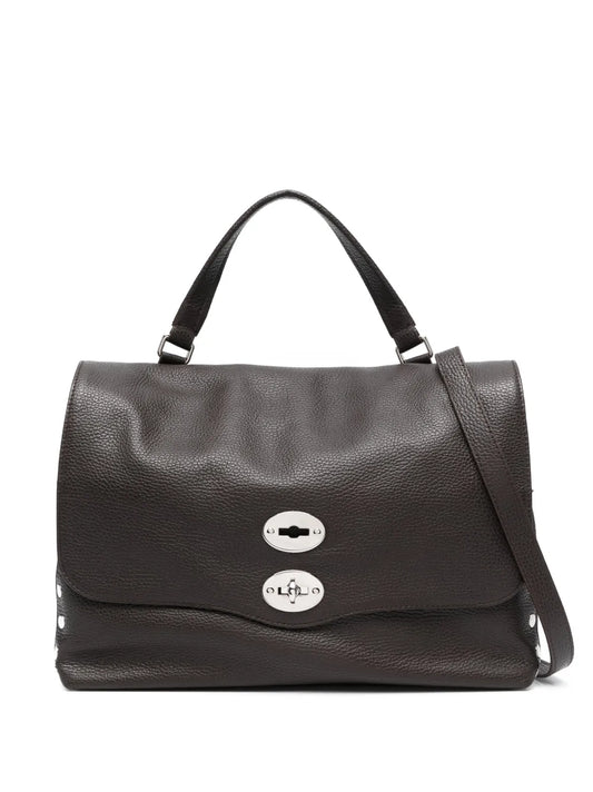 New SeasonZanellatolarge Postina leather tote bag
