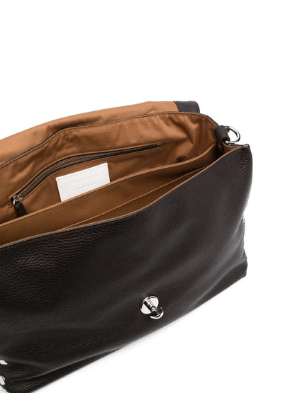 New SeasonZanellatolarge Postina leather tote bag