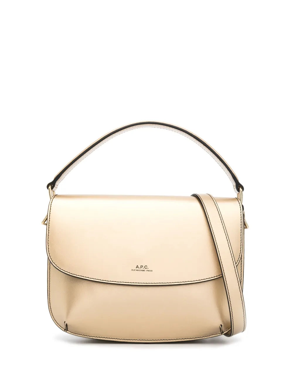 A.P.C.logo-print tote bag floriamart.shop