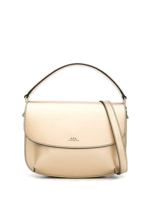 A.P.C.logo-print tote bag floriamart.shop