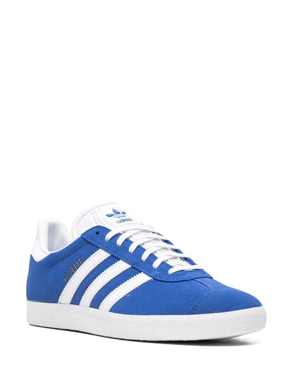 adidas Gazelle Blue/Cloud White/Gold Metallic Sneakers Floriamart