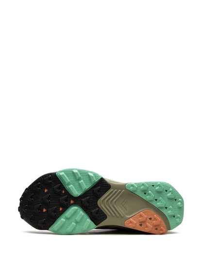 Nike Zoomx Zegama Trail Light Slate/Grey/Glow Green/Bone/Black Sneakers floriamart.shop
