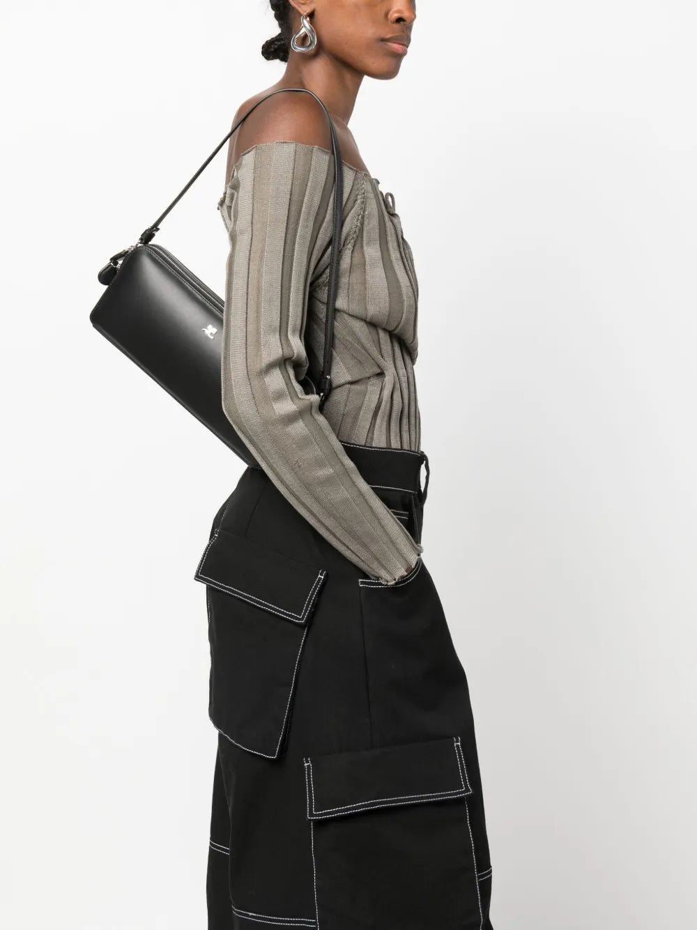 CourresCloud logo-plaque shoulder bag