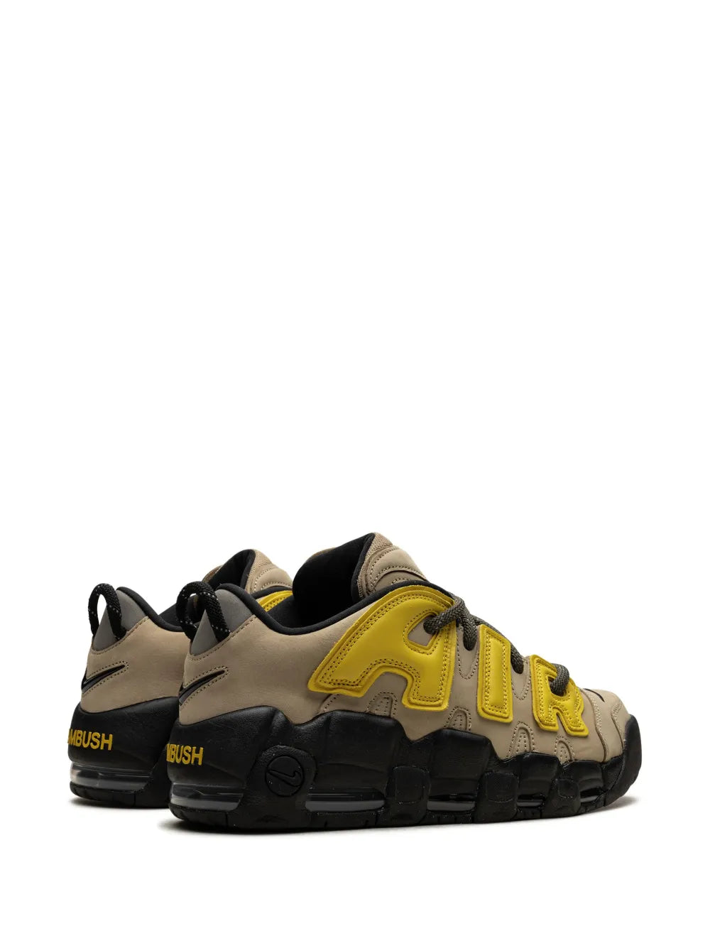 Nike X Ambush Air More Uptempo Low Limestone Sneakers floriamart.shop