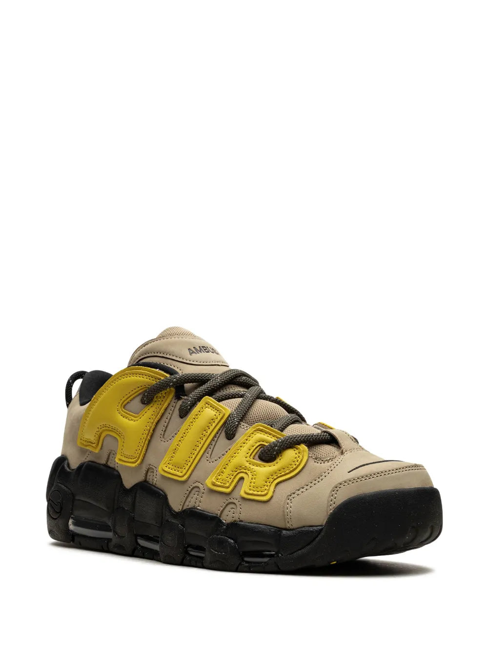 Nike X Ambush Air More Uptempo Low Limestone Sneakers floriamart.shop
