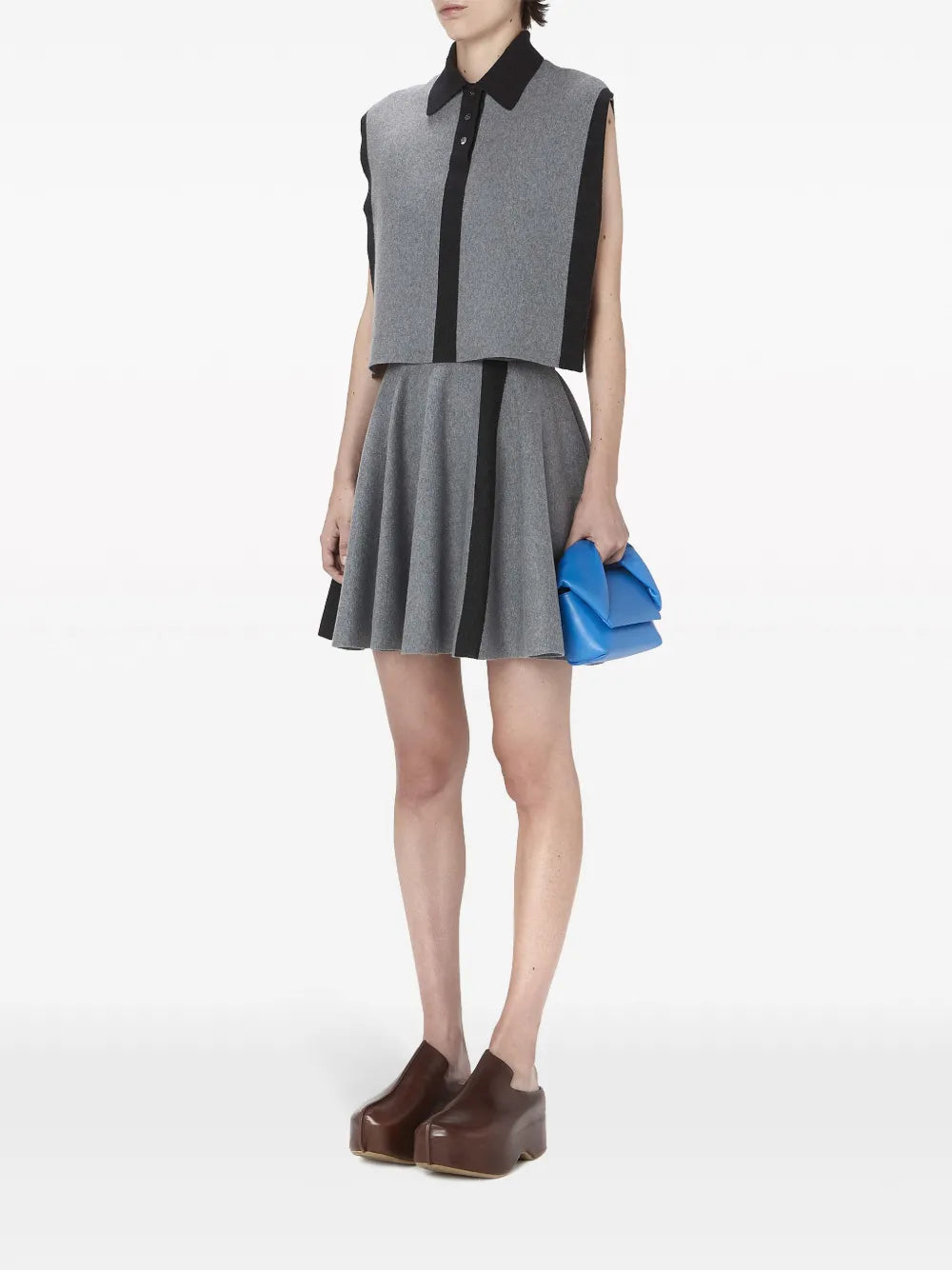 JW Andersonsmall Twister leather tote bag