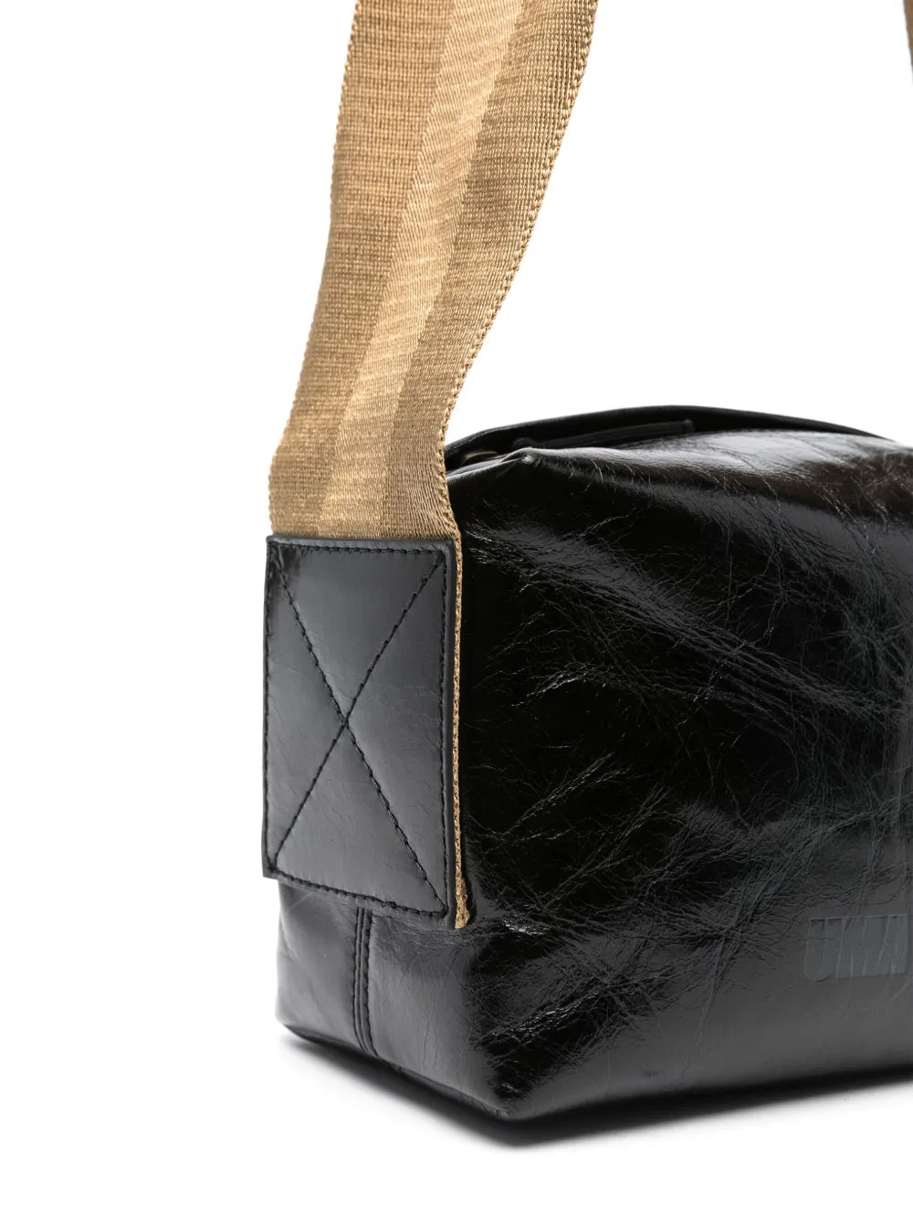 Uma Wangstructured cross-body leather bag