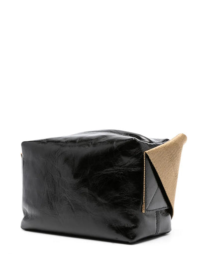 Uma Wangstructured cross-body leather bag