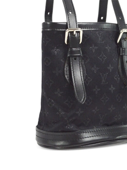 Pre-OwnedLouis Vuitton Pre-Owned2001 mini satin bucket bag
