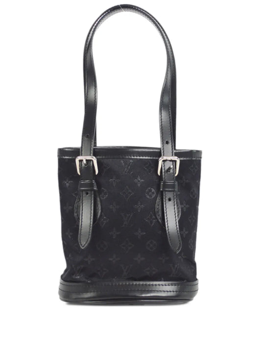 Pre-OwnedLouis Vuitton Pre-Owned2001 mini satin bucket bag