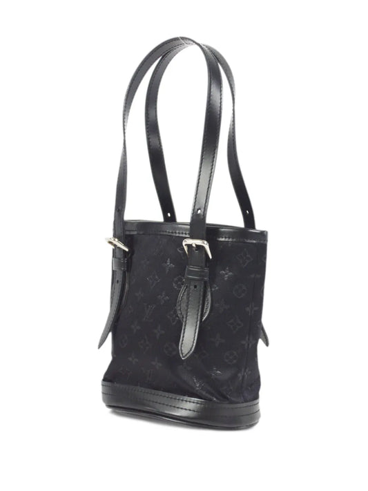 Pre-OwnedLouis Vuitton Pre-Owned2001 mini satin bucket bag