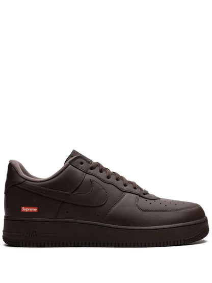 Nike X Supreme Air Force 1 Brown Sneakers floriamart.shop