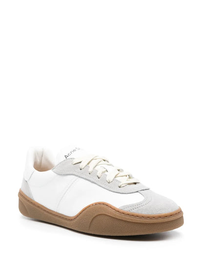 Acne Studios Panelled-Design Leather Sneakers Floriamart