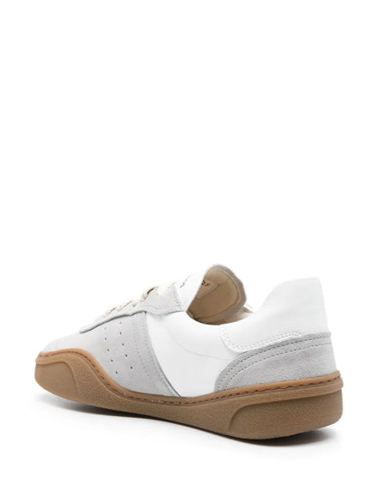 Acne Studios Panelled-Design Leather Sneakers Floriamart