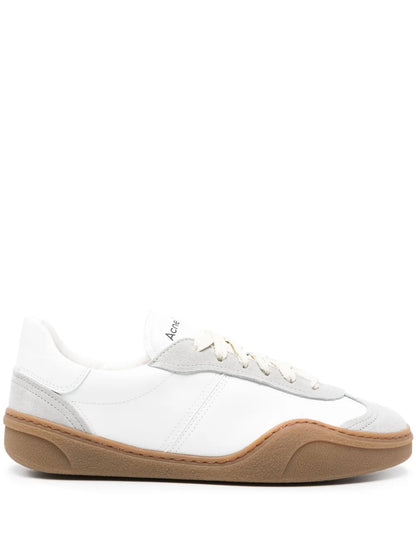 Acne Studios Panelled-Design Leather Sneakers Floriamart