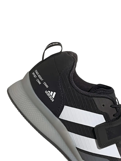 adidas Adipower Weightlifting 3 Black/White/Grey Sneakers Floriamart