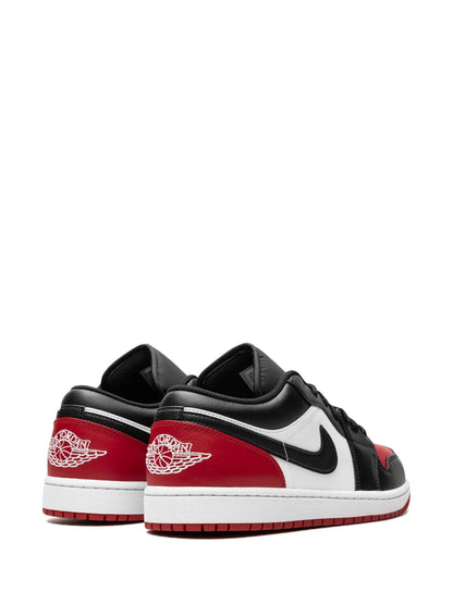 Air Jordan 1 Low Bred Toe Sneakers