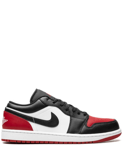 Air Jordan 1 Low Bred Toe Sneakers