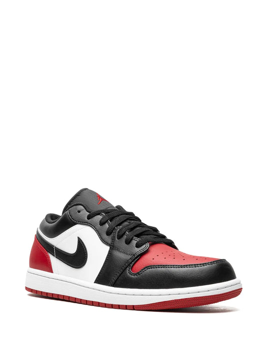Air Jordan 1 Low Bred Toe Sneakers