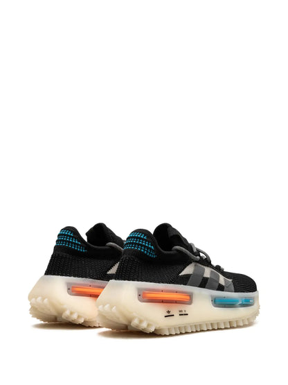 adidas Nmd S1 adidas Nmd S1 Core Black Blue Orange Sneakers Floriamart
