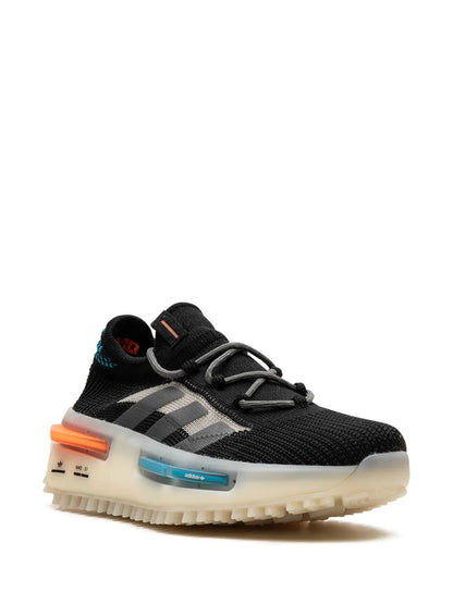 adidas Nmd S1 adidas Nmd S1 Core Black Blue Orange Sneakers Floriamart