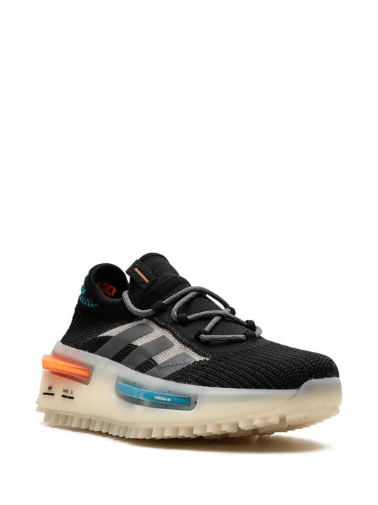 adidas Nmd S1 adidas Nmd S1 Core Black Blue Orange Sneakers Floriamart