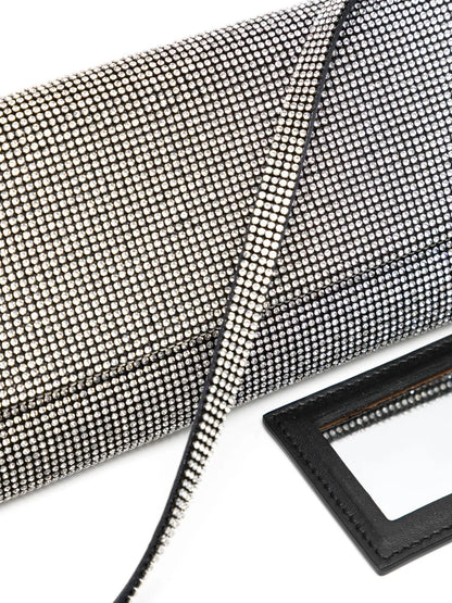 Benedetta BruzzichesVittissima La Grande crystal-embellished crossbody bag