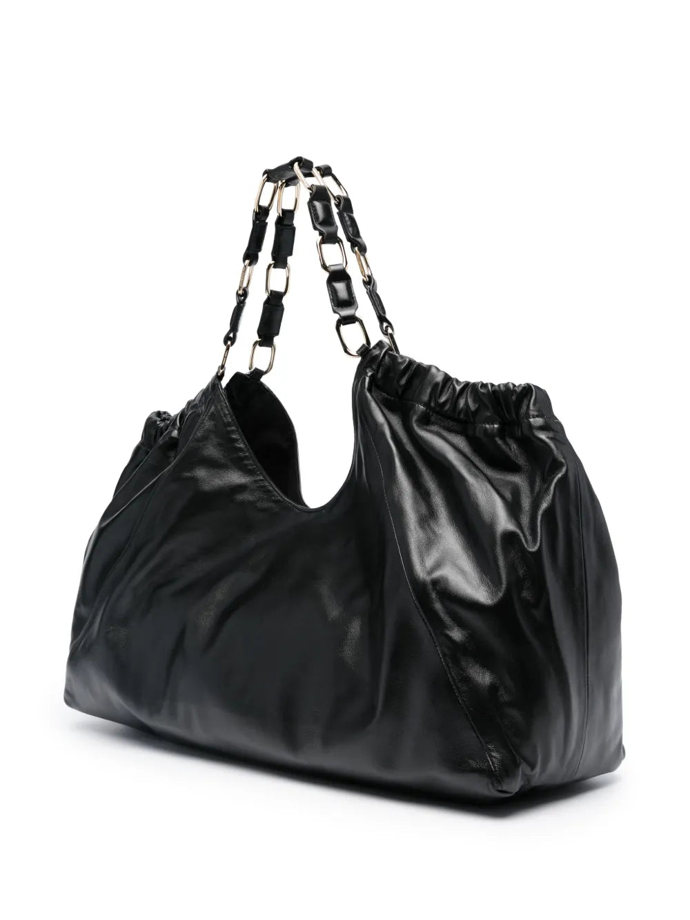 ANINE BINGlogo-embossed leather tote bag