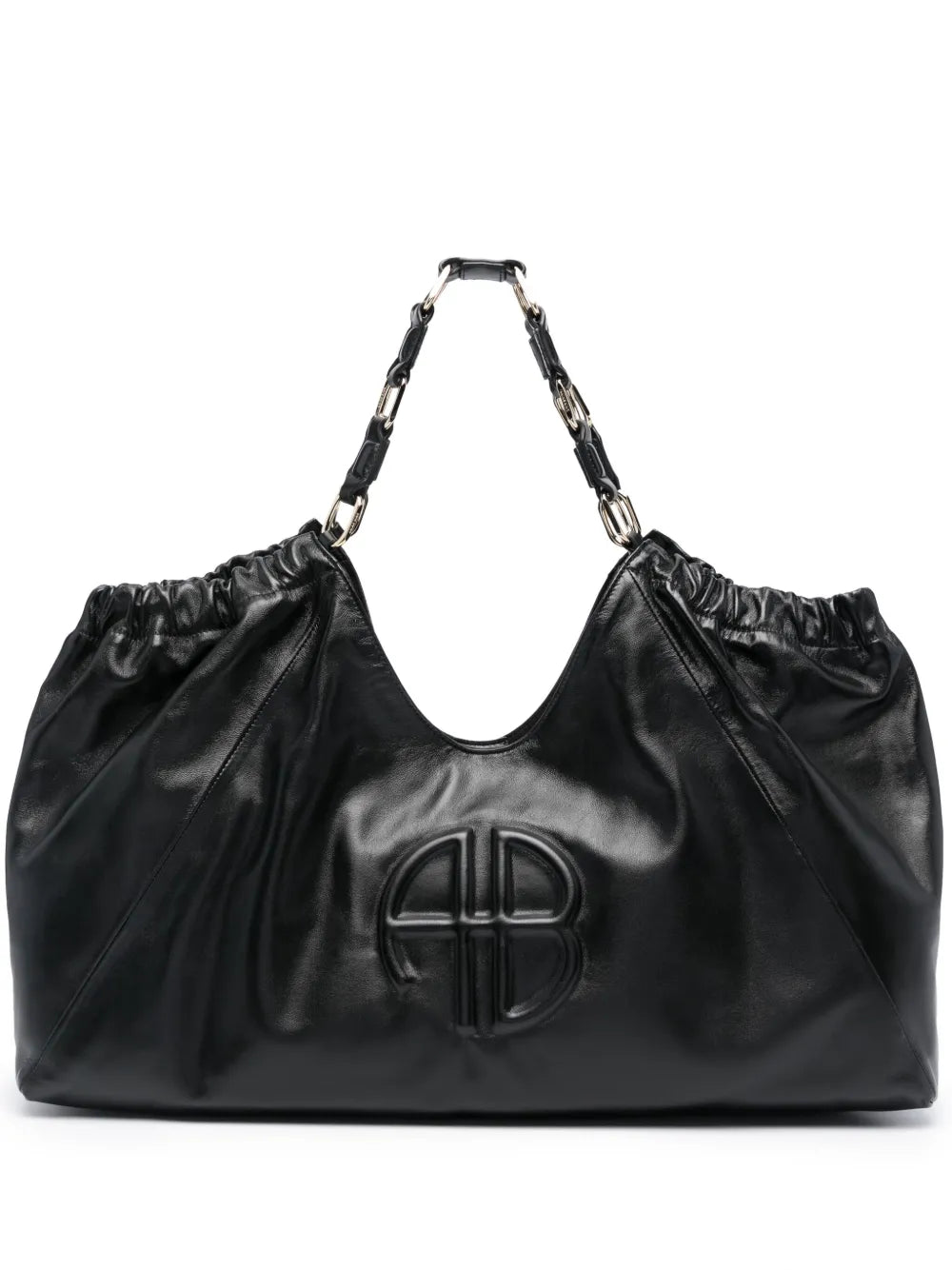 ANINE BINGlogo-embossed leather tote bag