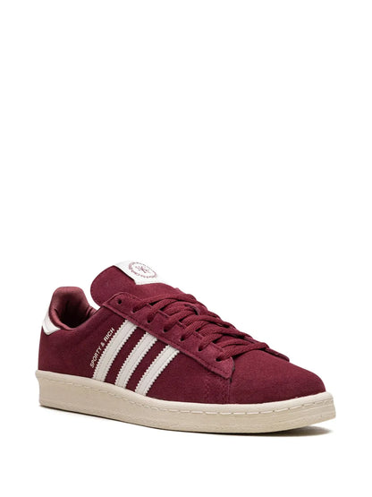 adidas Campus 80S Sporty & Rich - Merlot Cream Sneakers Floriamart