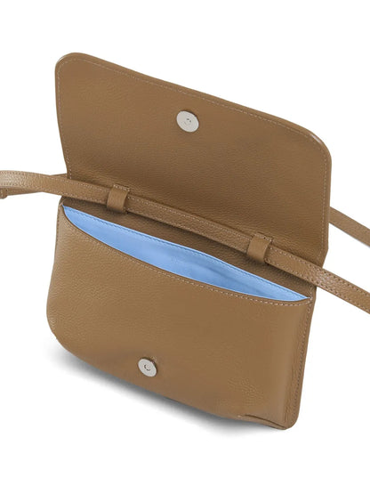 RunwayMarnilogo-embroidered leather shoulder bag