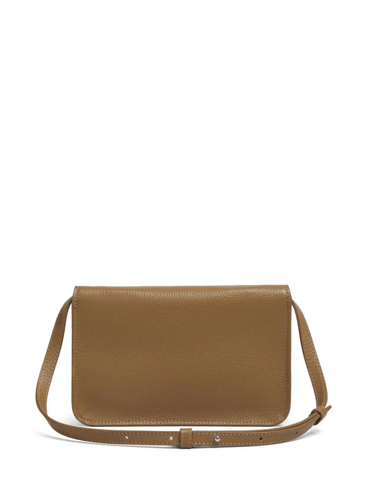 RunwayMarnilogo-embroidered leather shoulder bag