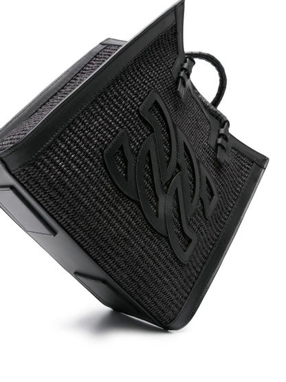 CasadeiBeaurivage raffia tote bag