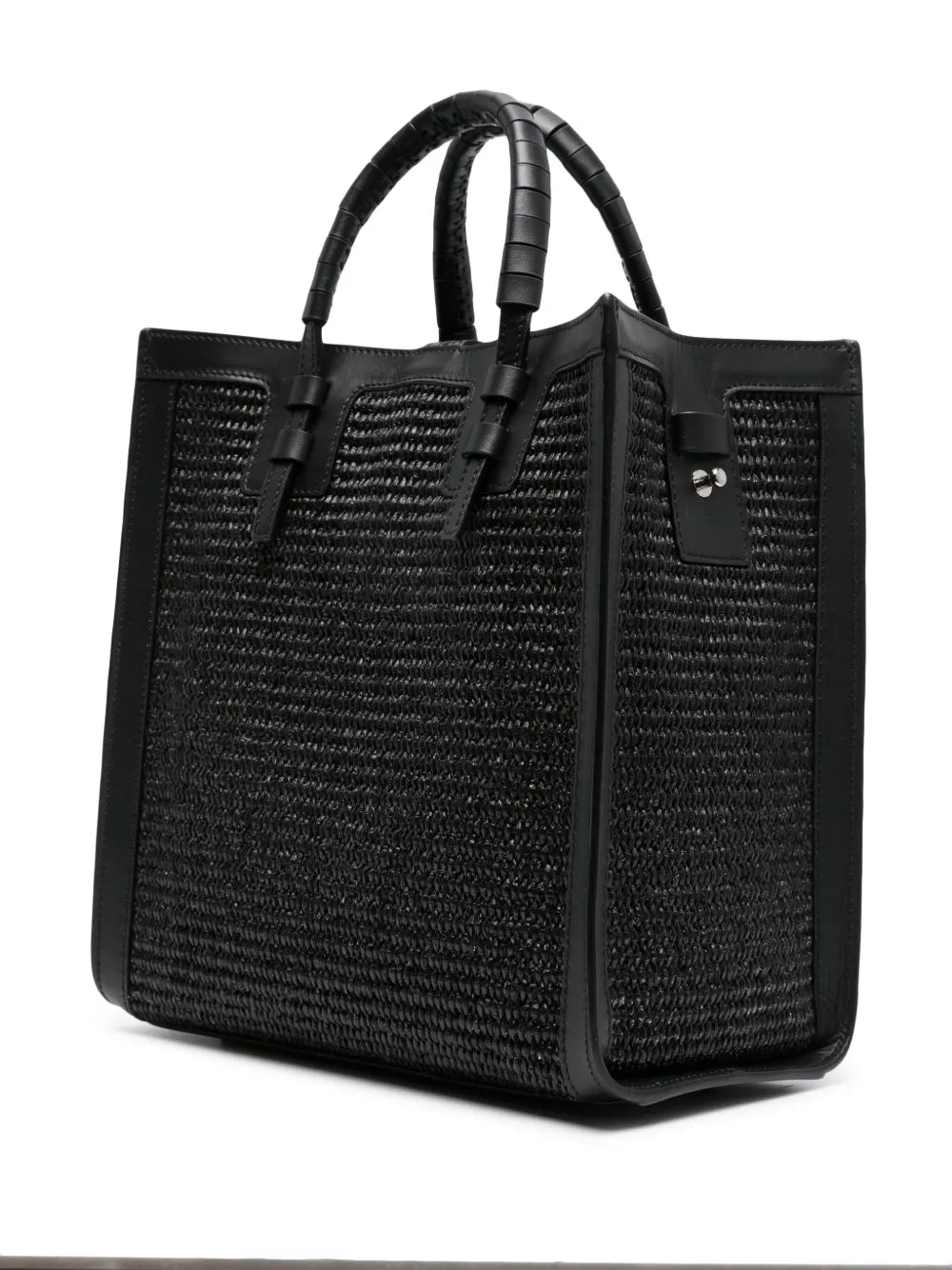 CasadeiBeaurivage raffia tote bag