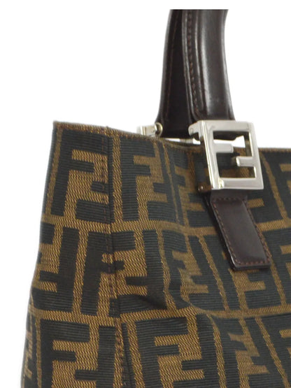 Pre-OwnedFendi Pre-Owned1990-2000s Zucca-jacquard tote bag