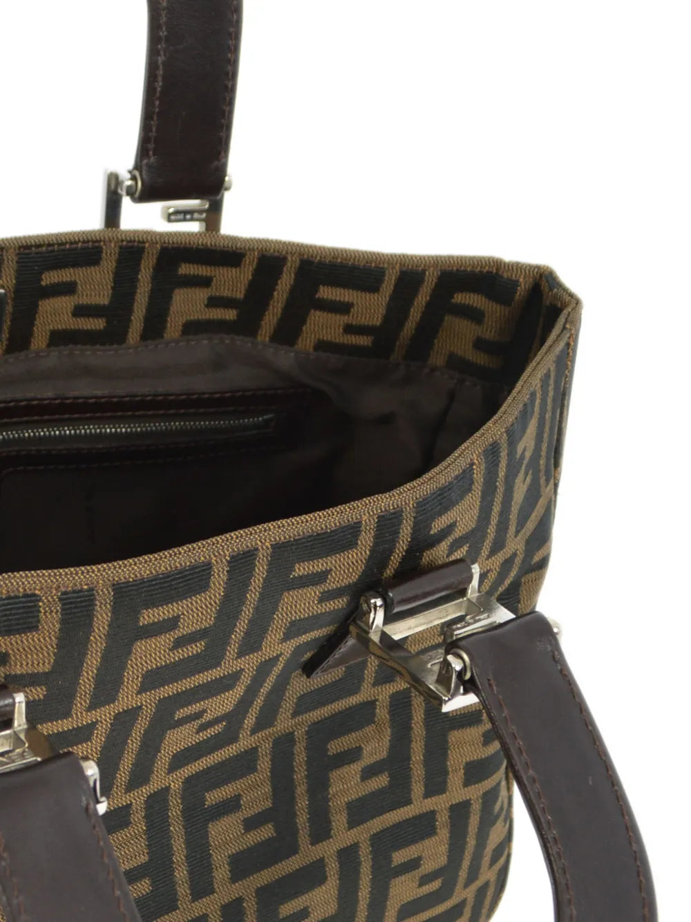 Pre-OwnedFendi Pre-Owned1990-2000s Zucca-jacquard tote bag