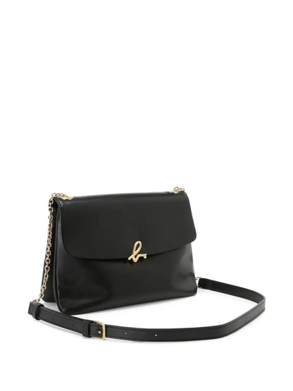 agn b. logo-clasp leather crossbody bag floriamart.shop