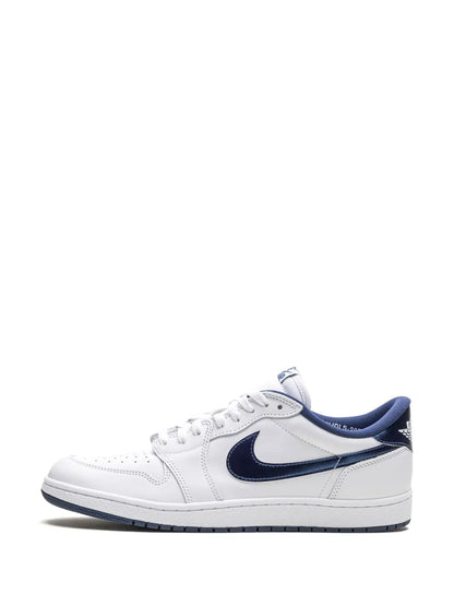 Air Jordan 1 Low 85 Metallic Navy Sneakers